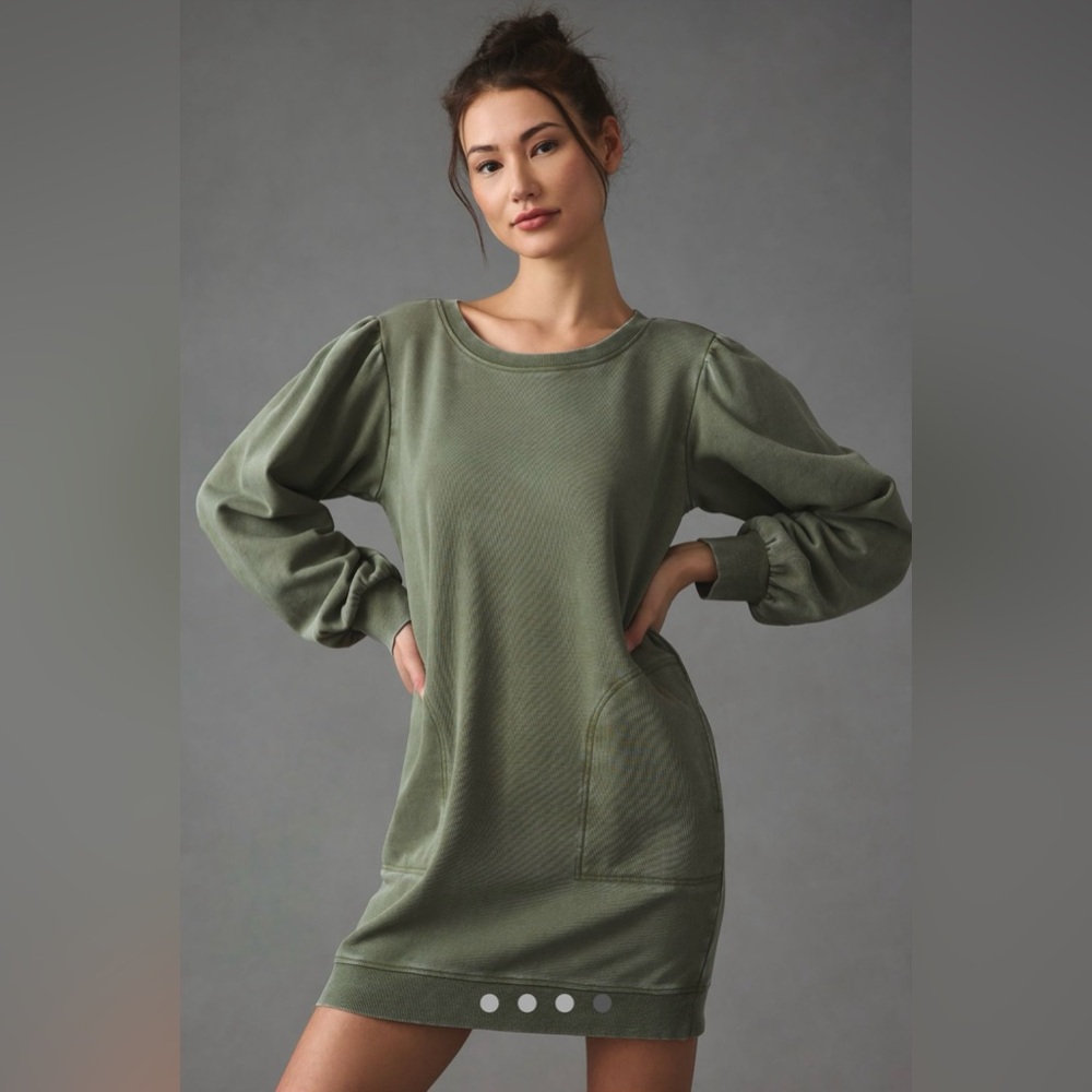 Daily Practice by Anthropologie Washed Tunic Dress XXS NWT